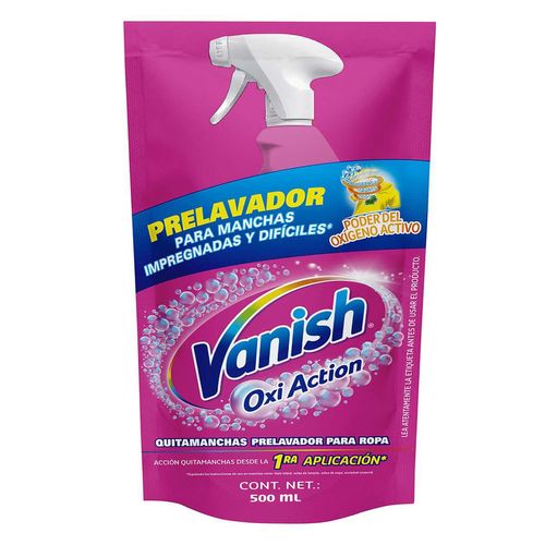 Prelavador Vanish Oxi Action para Ropa Repuesto 500ml