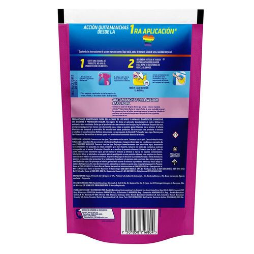 Prelavador Vanish Oxi Action para Ropa Repuesto 500ml