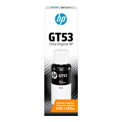 Botella de Tinta Negra HP GT53 Original