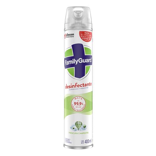 Desinfectante de Superficies en Aerosol Family Guard Frescura Campestre 400ml
