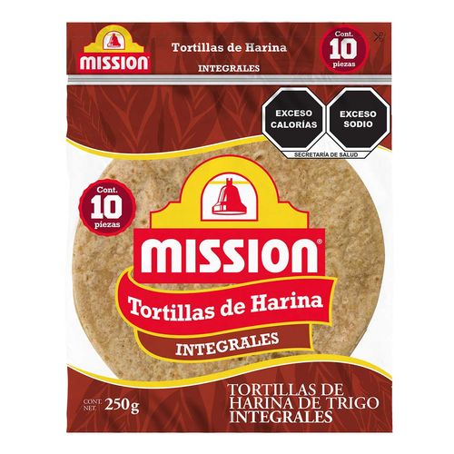 Tortilla Mission Harina Integral 250g