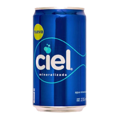 Agua Mineralizada Ciel 8 Latas de 235ml c/u