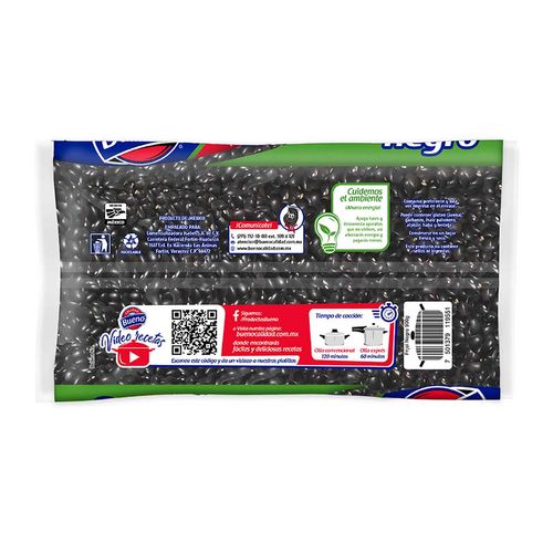 Frijol Negro San Luis Calidad Bueno 900g