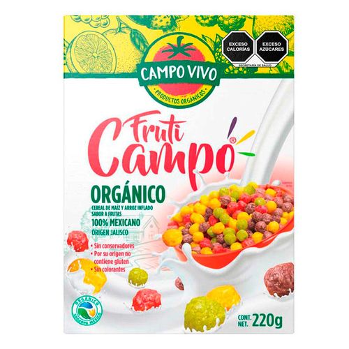 Cereal Campo Vivo Fruti Campo Orgánico 220g