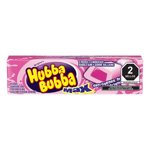 Goma De Marcar Hubba Bubba Max 5's 40g