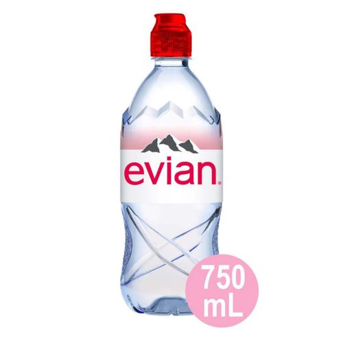 Agua Natural Mineral Evian 750mL