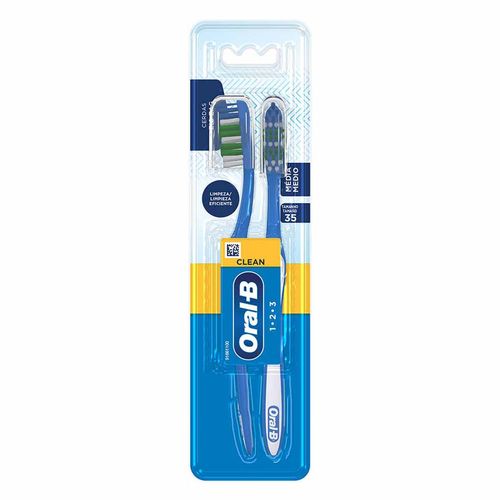 Cepillo de Dientes Oral-B 123 2 Unidades