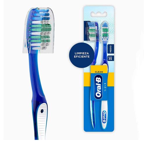 Cepillo de Dientes Oral-B 123 2 Unidades