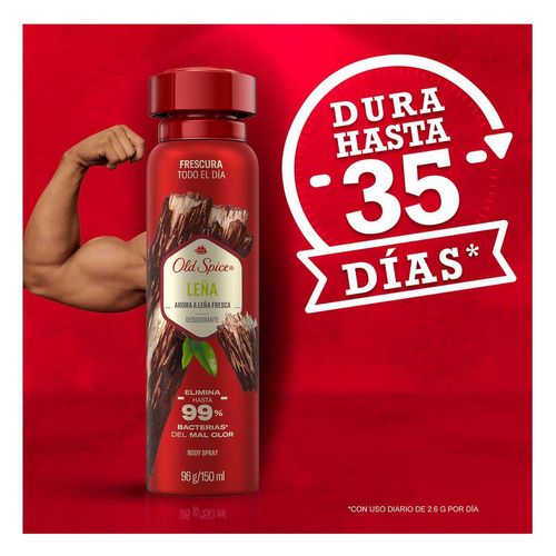 Desodorante en Spray Old Spice Leña 150ml