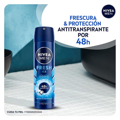 Antitranspirante sin alcohol NIVEA MEN fresh ice 150ml