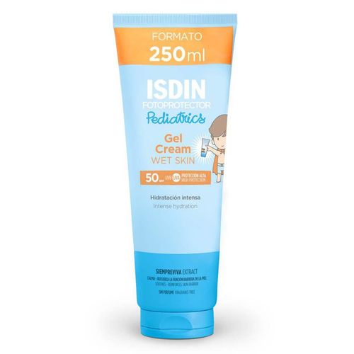 Fotoprotector Pediátrico Isdin Gel Crema FPS 50+ Hidratante 250ml