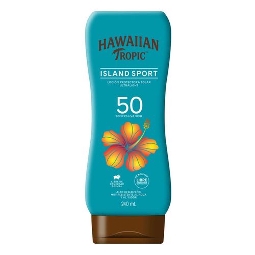 Protector Solar Hawaiian Tropic Island Sport 50 FPS Loción 240ml
