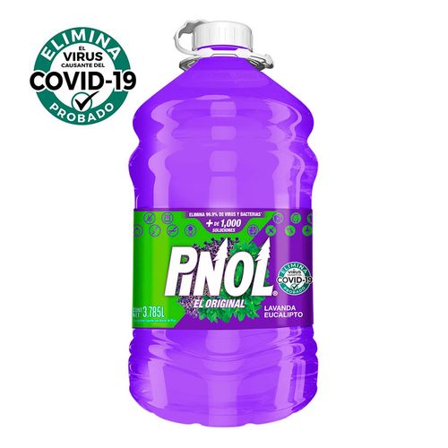 Limpiador Multiusos Líquido Pinol El Original Lavanda Eucalipto 3.78L