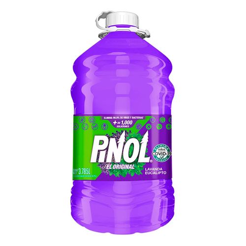 Limpiador Multiusos Líquido Pinol El Original Lavanda Eucalipto 3.78L
