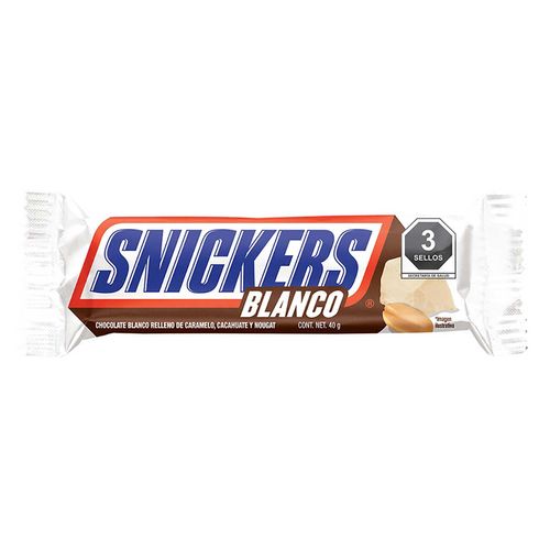 Snickers White Barra de Chocolate con Blanco 40g