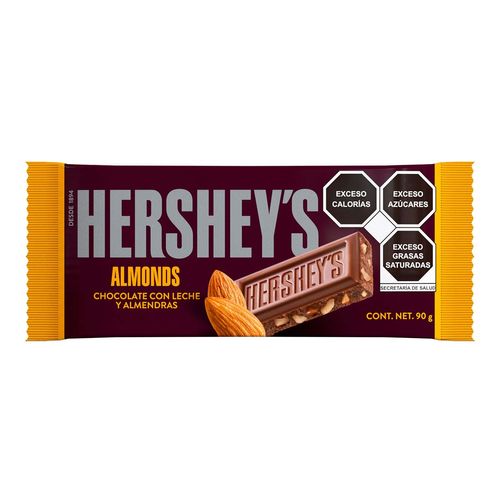 Barra de Chocolate Hershey's Almonds 90g