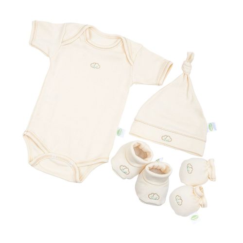 Set Recién Nacido Baby Mink Orgánico 4 Piezas