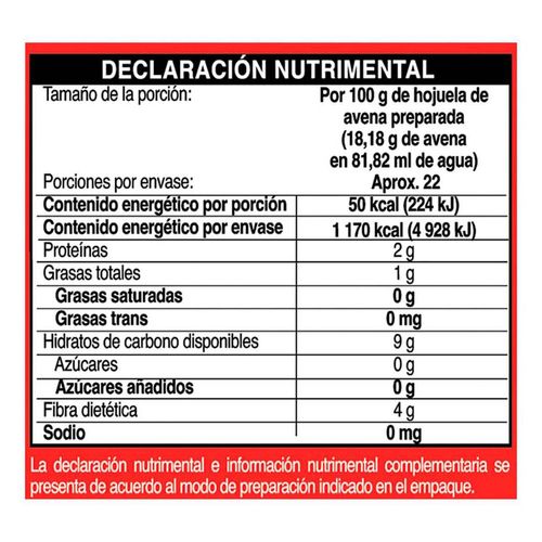 Avena Granvita Hojuela Tradicional en Bolsa 400g