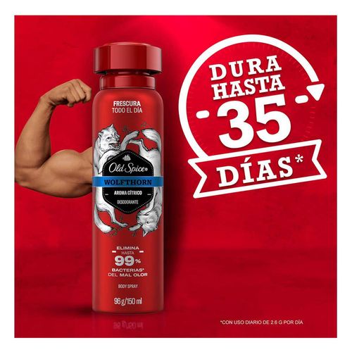 Desodorante en Spray Old Spice Wolfthorn 150ml
