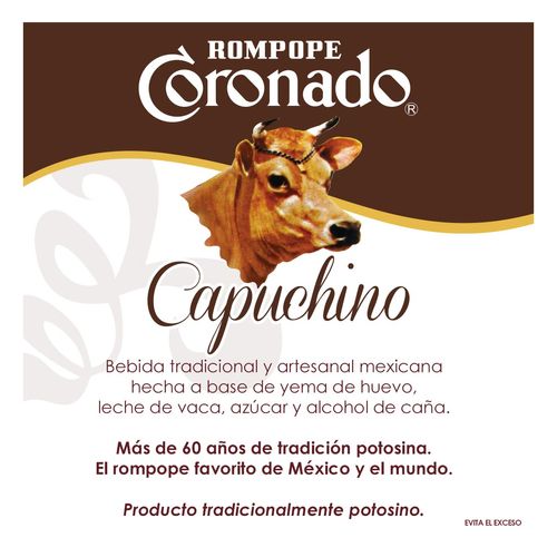 Rompope Coronado Capuchino 1L