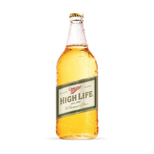 Cerveza Clara Miller High Life Botella 940 ml