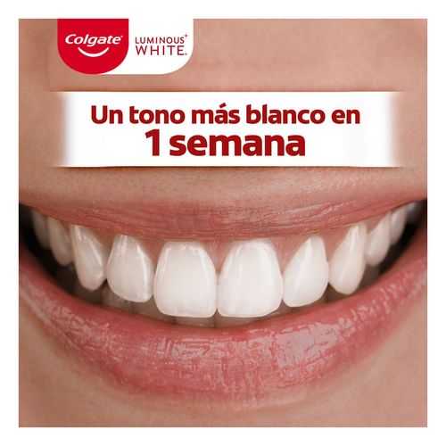 Pasta Dental Blanqueadora Colgate Luminous White Brilliant 2 Piezas 75ml