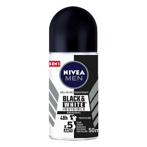 Desodorante Anti manchas NIVEA MEN black & white invisible power 50ml