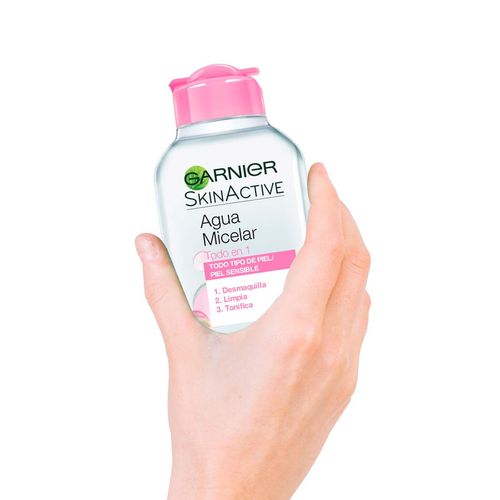 Agua Micelar Garnier Skin Active Todo en 1 de 100ml