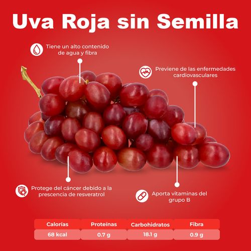Uva Roja sin Semilla por Kg