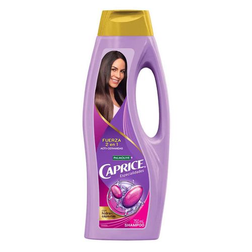 Shampoo Caprice Especialidades Acti-Ceramidas 2 en 1 Con Hidra-cápsulas 750ml