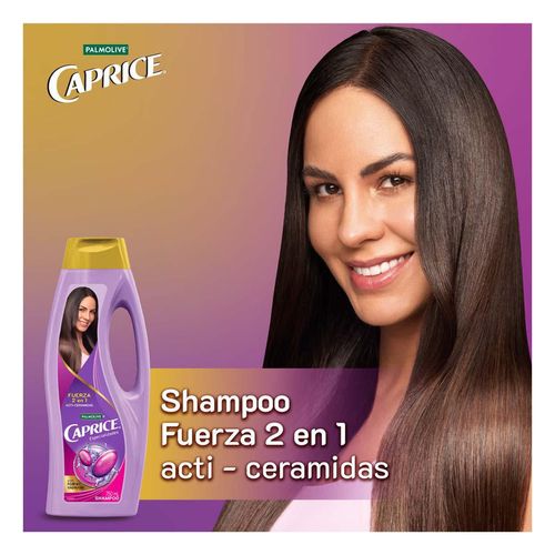 Shampoo Caprice Especialidades Acti-Ceramidas 2 en 1 Con Hidra-cápsulas 750ml