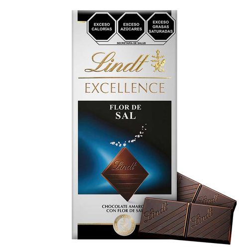 Lindt Excellence Flor de Sal Barra 100g