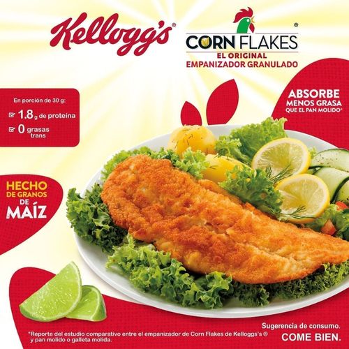 Empanizador Kellogg's Corn Flakes Sabor Original 350g