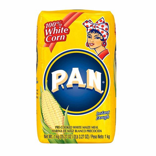 Harina de Maiz Pan Blanca Precocida 1kg