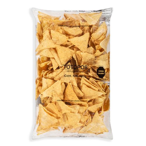 Totopo Chedraui Natural 500g