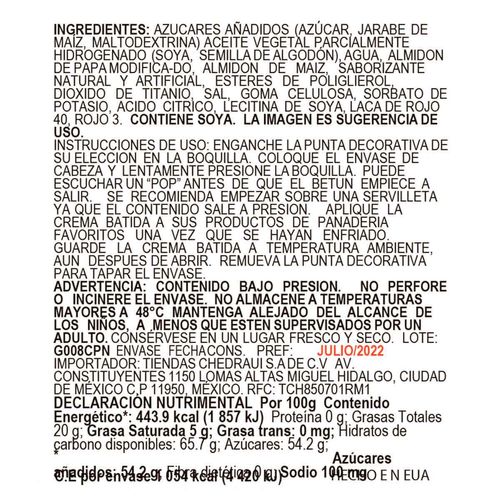 Betún para Cupcake Betty Crocker Rosa 238g