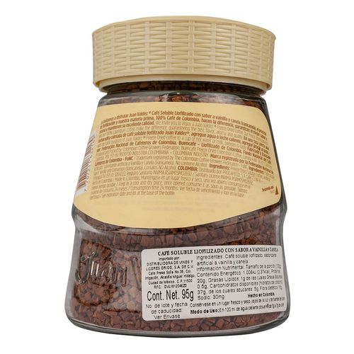 Café Juan Valdez Liofilizado Vanicanela 95g