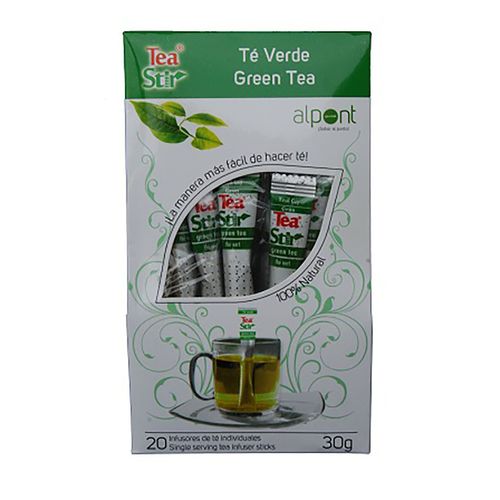 Té Stir Alpont Sabor Verde Stick 20 Piezas 40g