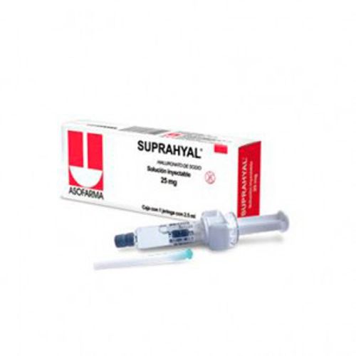 Solución Inyectable Suprahyal 25mg Caja con 1 Jeringa con 2.5ml