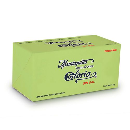 Mantequilla Gloria sin Sal 1kg
