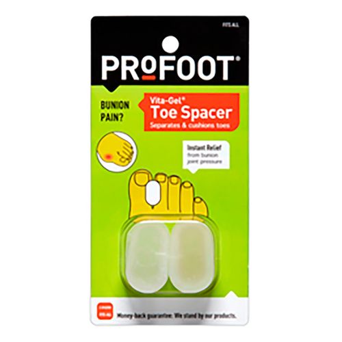 Separador de Dedos Profoot Vita-Gel para Juanetes y Heridas 2 Piezas