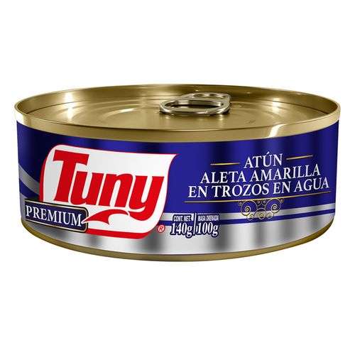 Atún Tuny Premium En Agua En Trozos Lata 140g