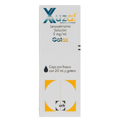 Solución Xuzal 5mg/ml Frasco con 20ml y Gotero
