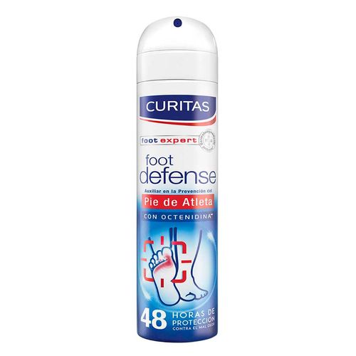 Desodorante para Pies en Aerosol Curitas Foot Defense 150ml