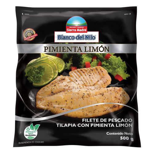 Filete de Tilapia Pimienta Limón Sierra Madre 500g