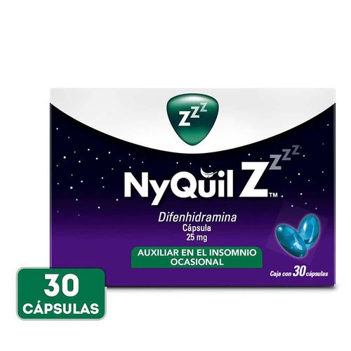 NyQuil Z para el Insomnio Ocasional 30 cápsulas