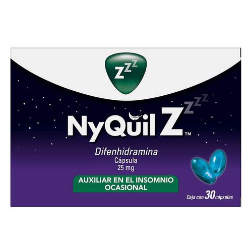 NyQuil Z para el Insomnio Ocasional 30 cápsulas