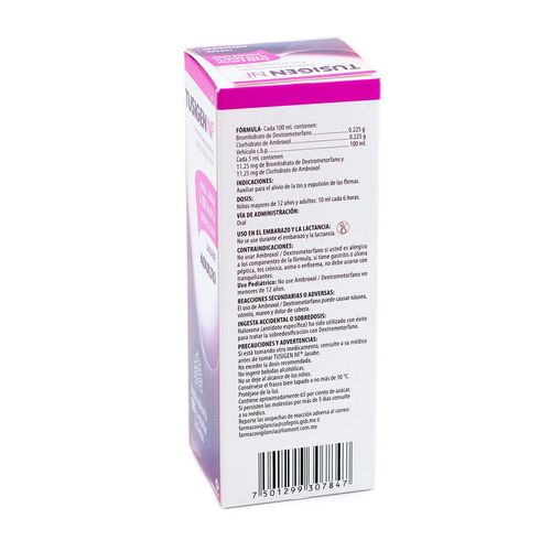 Jarabe Tusigen NF Adulto Frasco de 150ml