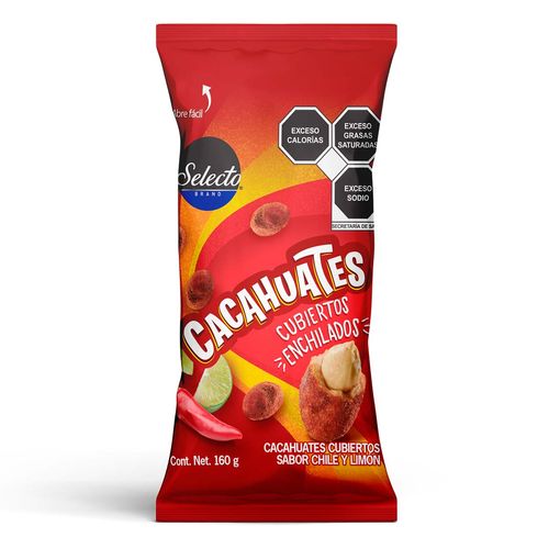 Cacahuate Brand Selecto Chile y Limón 160g