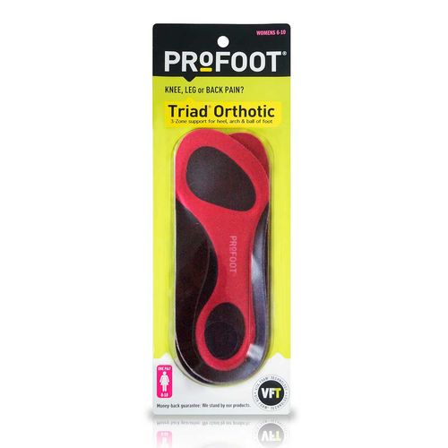 Plantilla Profoot Triad Orthotic para Mujer Tallas 6 a 10